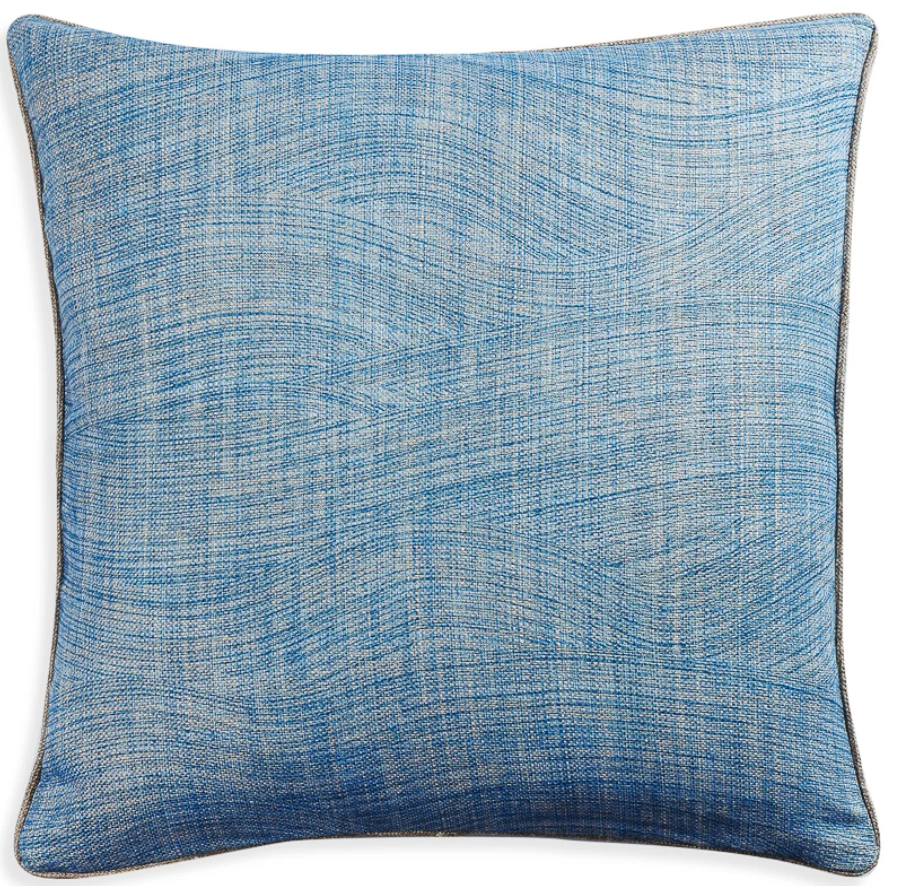 Fermoie Wave Blue Pillow Cover 1 Fermoie Wave Blue Pillow Cover