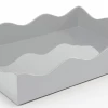 The Lacquer Company Medium Belles Rives Pale Grey Tray TABLEWARE