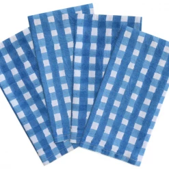 Walter G TABLEWARE Bodrum Azure Napkins (set Of 4)