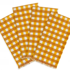 Walter G Bodrum Marigold Napkins (set Of 4) TABLEWARE