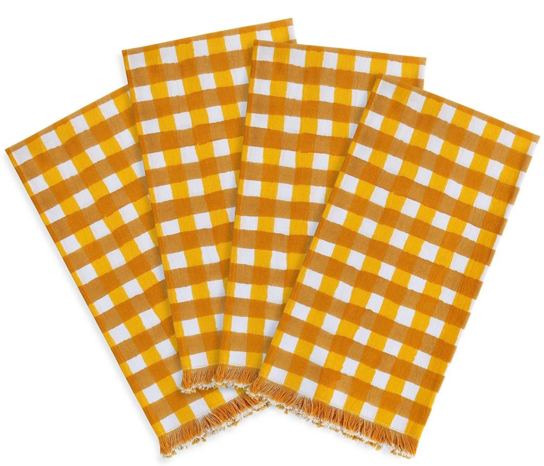 Walter G Bodrum Marigold Napkins (set Of 4) TABLEWARE 1 Walter G Bodrum Marigold Napkins (set Of 4) TABLEWARE