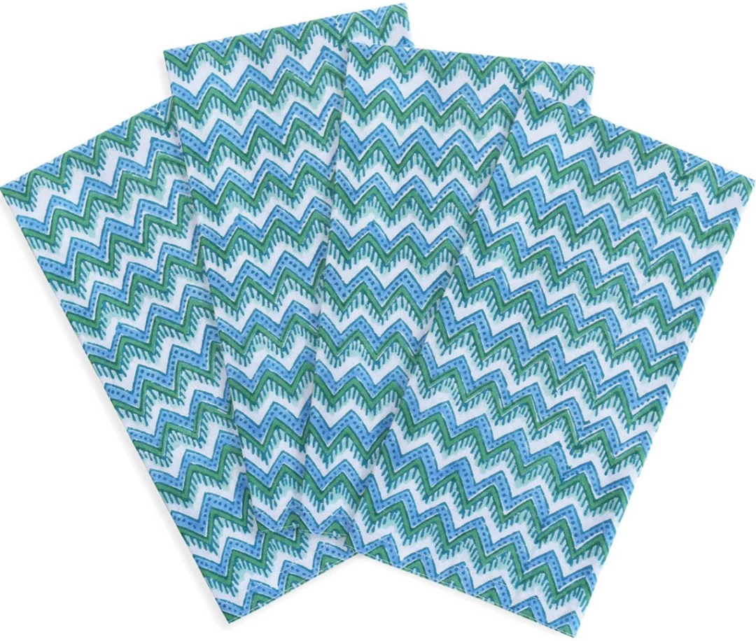 Walter G TABLEWARE Nicobar Emerald Napkins (set Of 4) 1 Walter G TABLEWARE Nicobar Emerald Napkins (set Of 4)