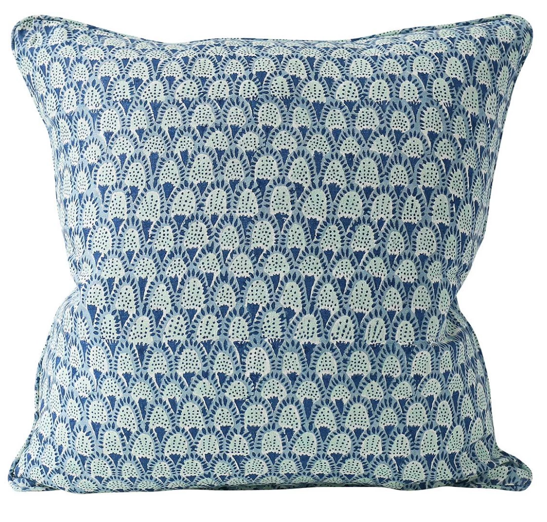 Walter G Scopello Azure Pillow Cover 1 Walter G Scopello Azure Pillow Cover