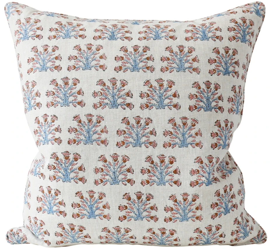 Walter G Samode Winter Bloom Pillow Cover 1 Walter G Samode Winter Bloom Pillow Cover