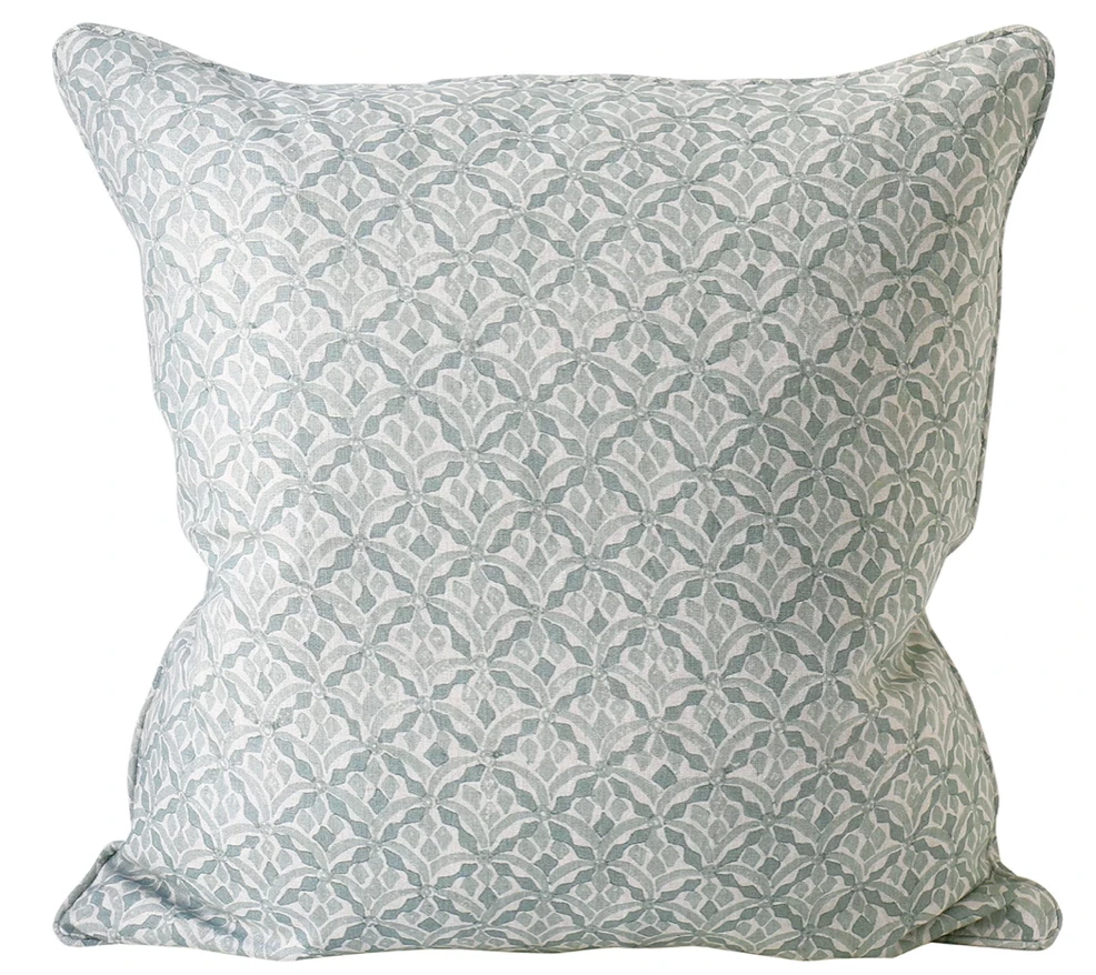 Walter G Positano Celadon Pillow Cover 1 Walter G Positano Celadon Pillow Cover