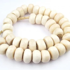 Well Made Home ACCESSORIES White Bone Beads