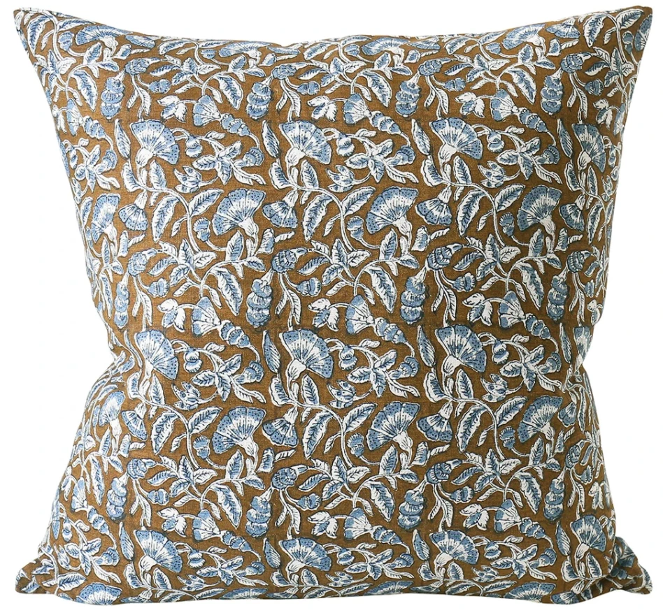 Walter G Antibes Tobacco Pillow Cover Indoor 1 Walter G Antibes Tobacco Pillow Cover Indoor