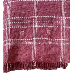Well Made Home Throws Indian Wool Rose Medium Blanket