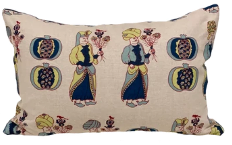 Katie Ridder Attendants Indigo Pillow Cover 1 Katie Ridder Attendants Indigo Pillow Cover