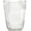 Zodax Tuscan Hand Made Etched Glass- Double Old Fashioned