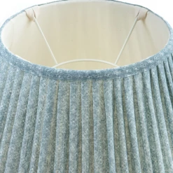 Fermoie Lampshade In Blue Figured