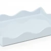 The Lacquer Company Small Belles Rives Powder Blue Tray TABLEWARE