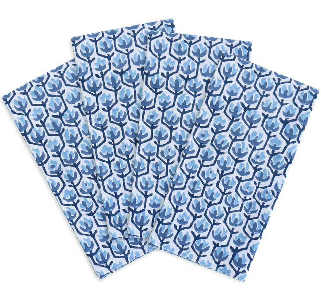 Walter G Hermosa Azure Napkins (set Of 4) TABLEWARE 1 Walter G Hermosa Azure Napkins (set Of 4) TABLEWARE