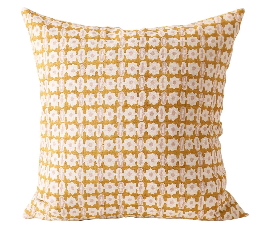 Walter G Pahari Saffron Pillow Cover Indoor 1 Walter G Pahari Saffron Pillow Cover Indoor