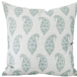 Walter G Indoor Paisley Celadon Pillow Cover