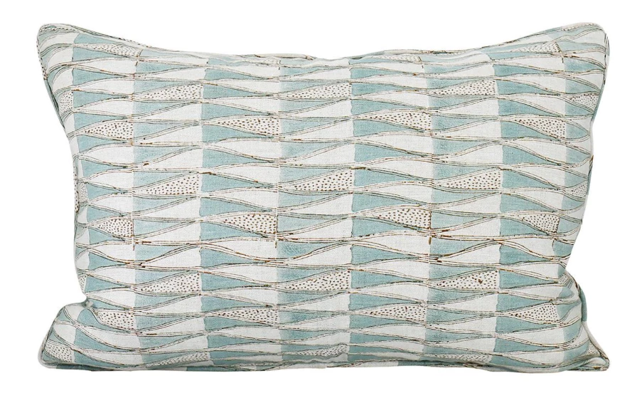 Walter G Tangier Celadon Pillow Cover 1 Walter G Tangier Celadon Pillow Cover
