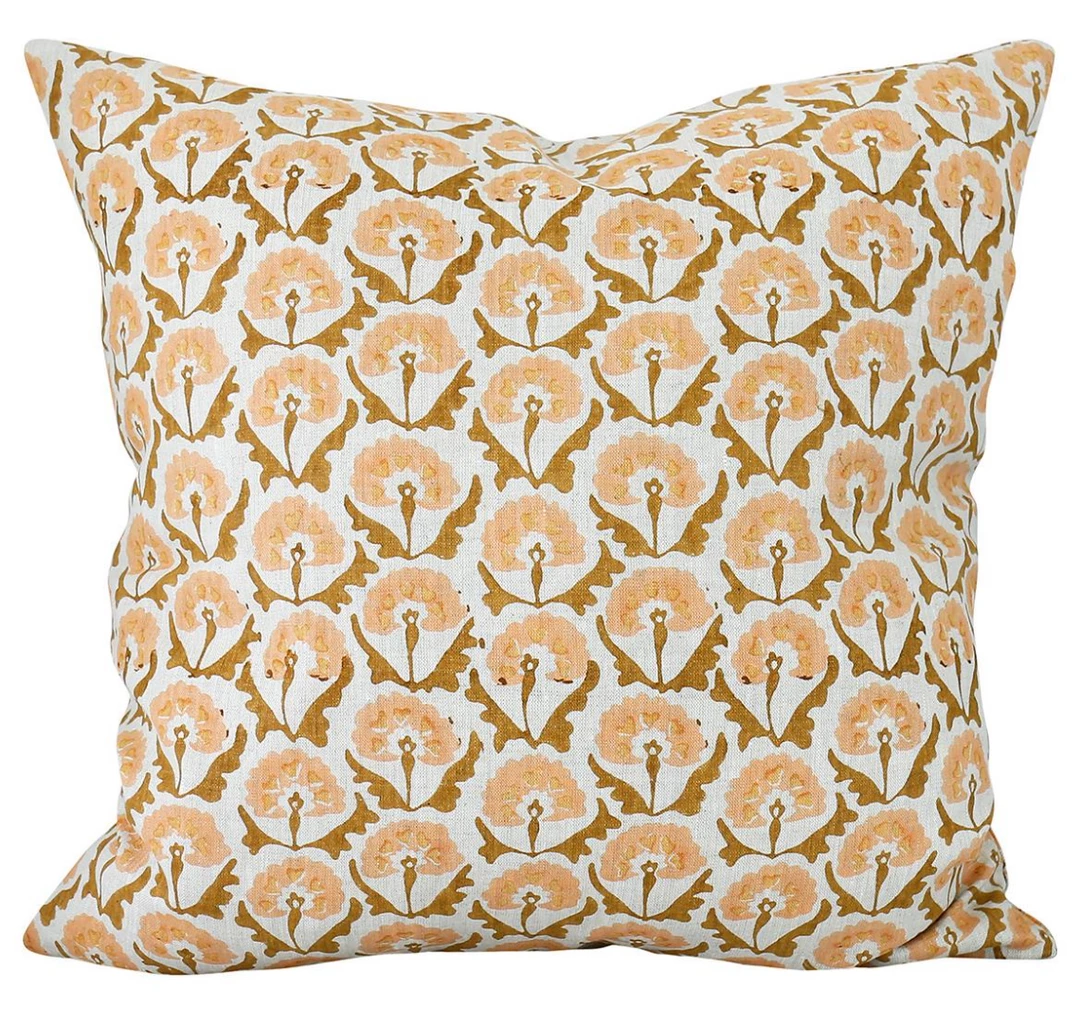 Walter G Indoor Almeria Saffron Pillow Cover 1 Walter G Indoor Almeria Saffron Pillow Cover