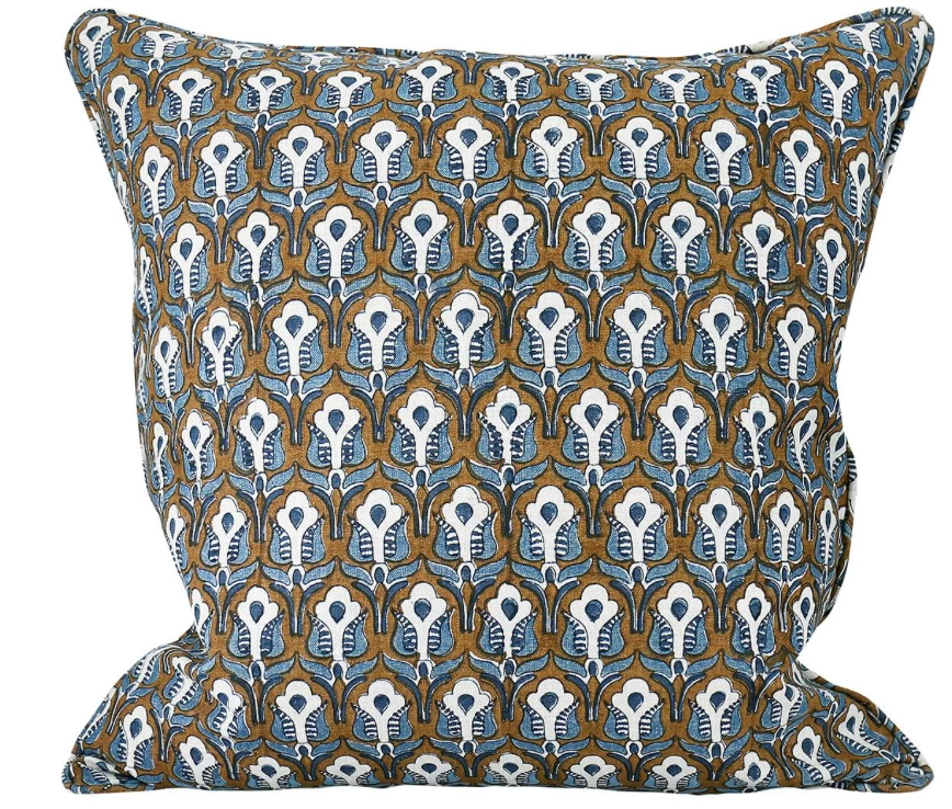 Walter G Cirali Tobacco Pillow Cover 1 Walter G Cirali Tobacco Pillow Cover