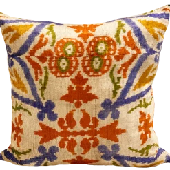 MD Home Tanzania Velvet Ikat Pillow Cover