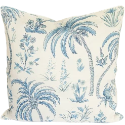 Lisa Fine Indoor Pasha Ocean Blue Pillow Cover