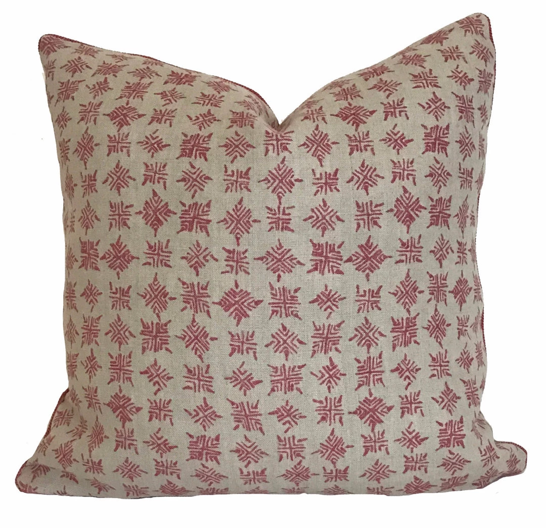 Schuyler Samperton Firefly Rosebud Pillow Cover 1 Schuyler Samperton Firefly Rosebud Pillow Cover
