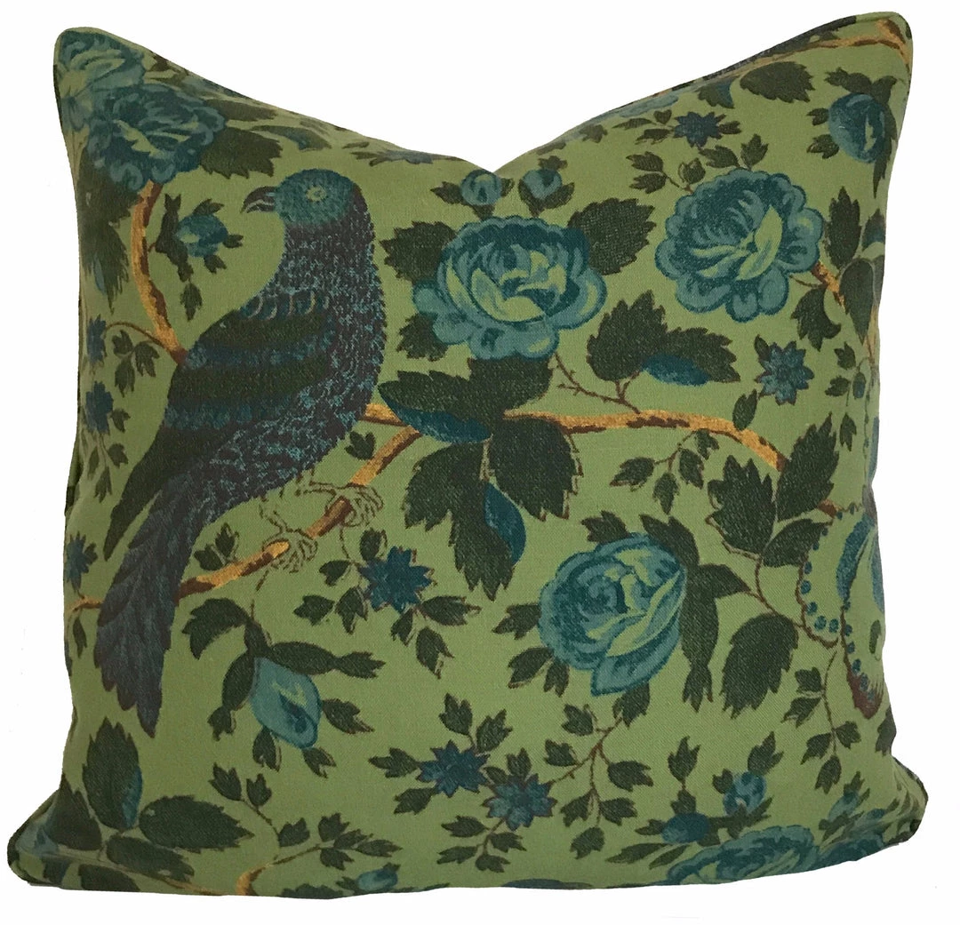 Schuyler Samperton Caledonia Green Pillow Cover Indoor 1 Schuyler Samperton Caledonia Green Pillow Cover Indoor