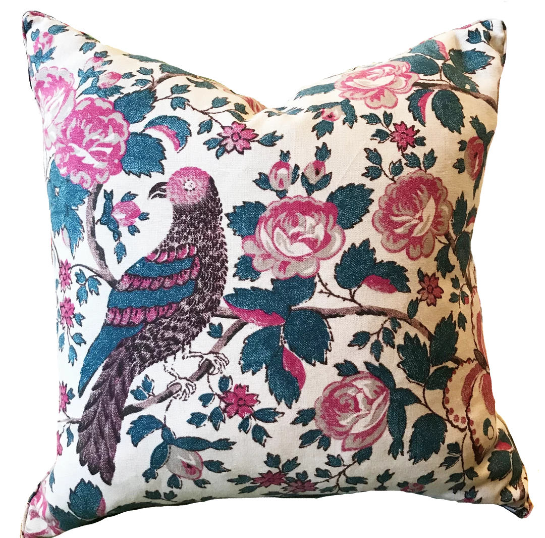 Schuyler Samperton Caledonia Peony Pillow Cover 1 Schuyler Samperton Caledonia Peony Pillow Cover