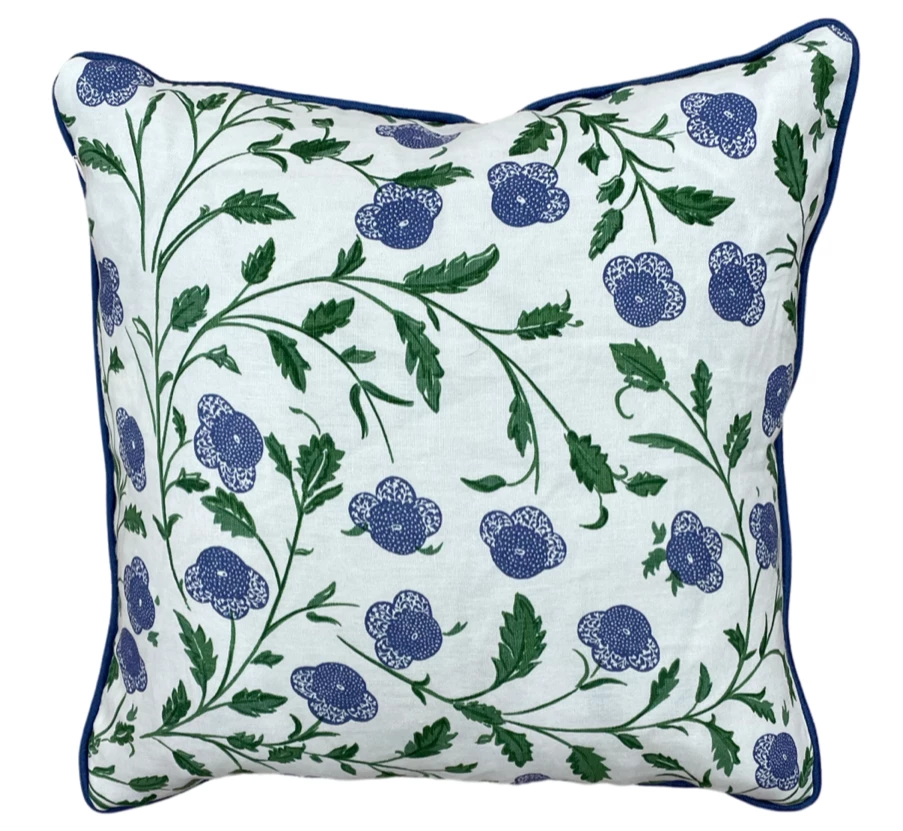 Raoul Textiles Indoor Victoria Majolica Pillow Cover 1 Raoul Textiles Indoor Victoria Majolica Pillow Cover
