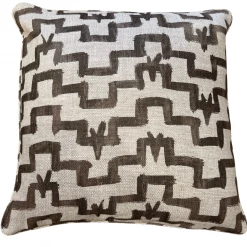 Zak & Fox Tulu Taupe Printed Pillow