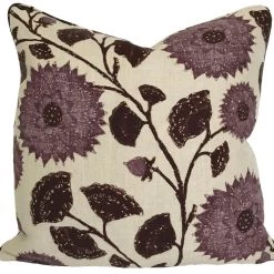 Schuyler Samperton Celandine Mulberry Pillow Cover Indoor