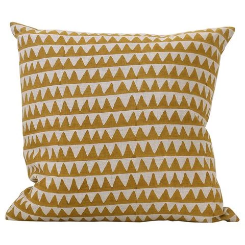Walter G Indoor Pyramids Saffron Pillow Cover 1 Walter G Indoor Pyramids Saffron Pillow Cover